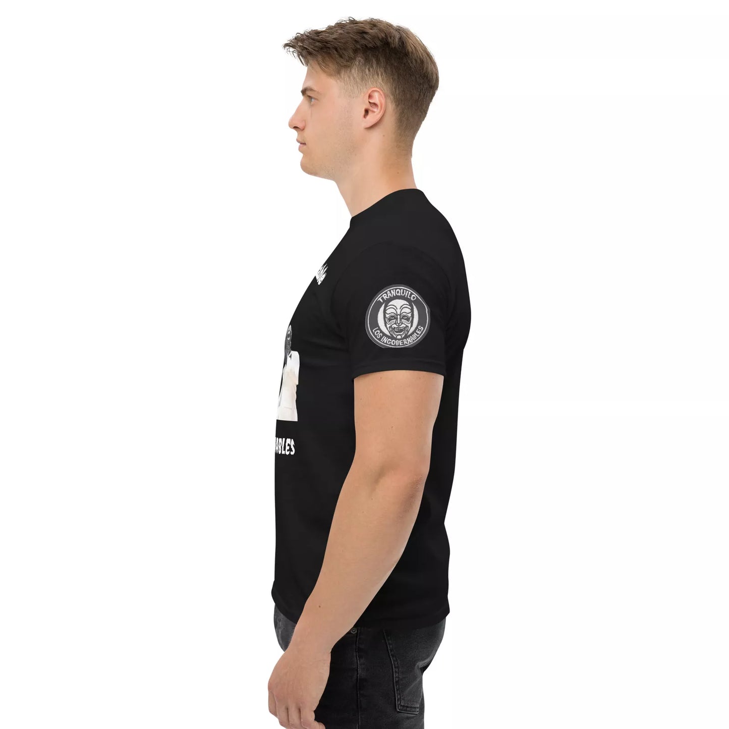 Be Ungovernable Los Ingobernables Unisex Classic Tee w/Logo on Left Sleeve