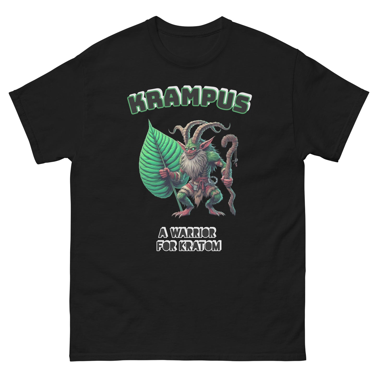 Krampus A Warrior For Kratom T-shirt | Kratom Warrior Tee for Men and Women
