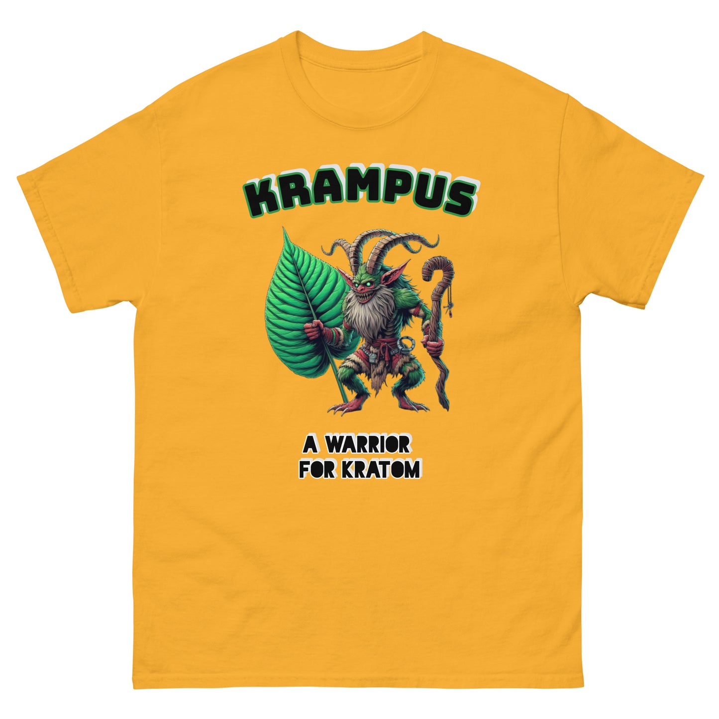 Krampus A Warrior For Kratom T-shirt | Kratom Warrior Tee for Men and Women