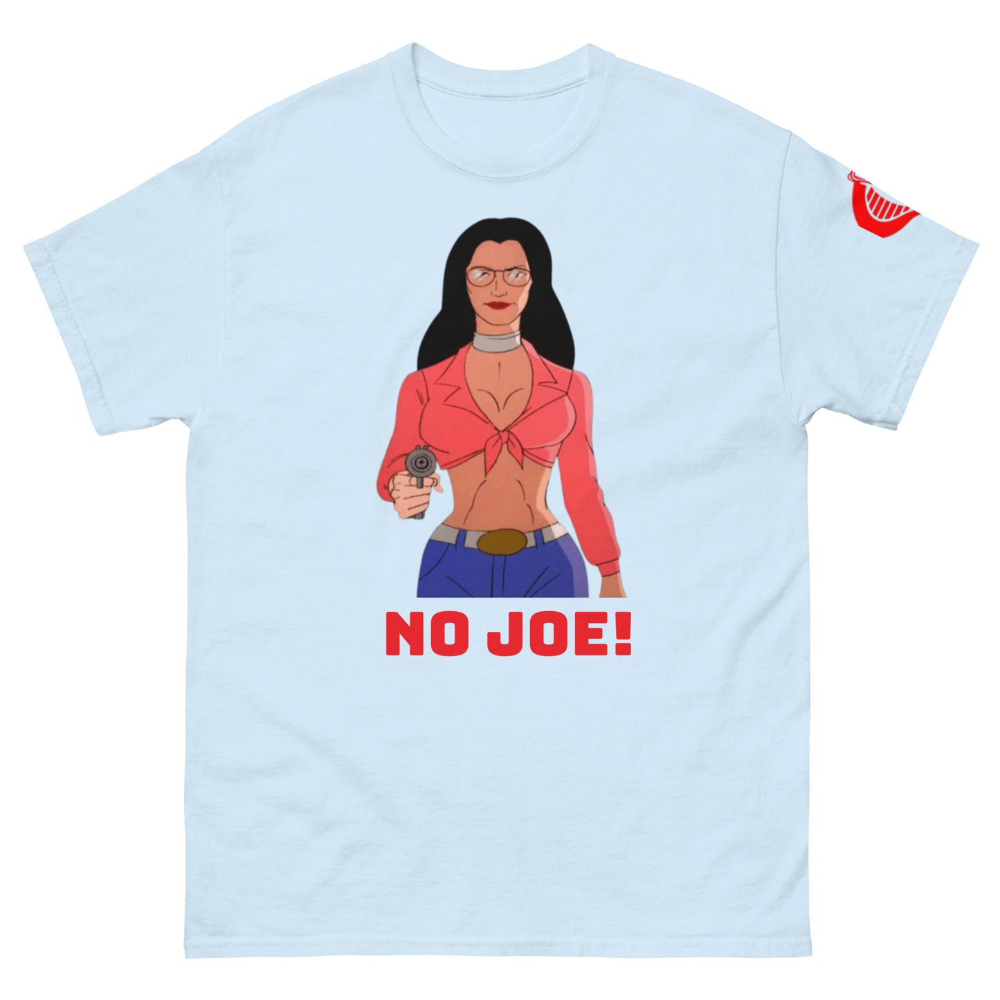 Baroness NO JOE! Unisex Classic Tee w/ Cobra Command Logo on Left Sleeve