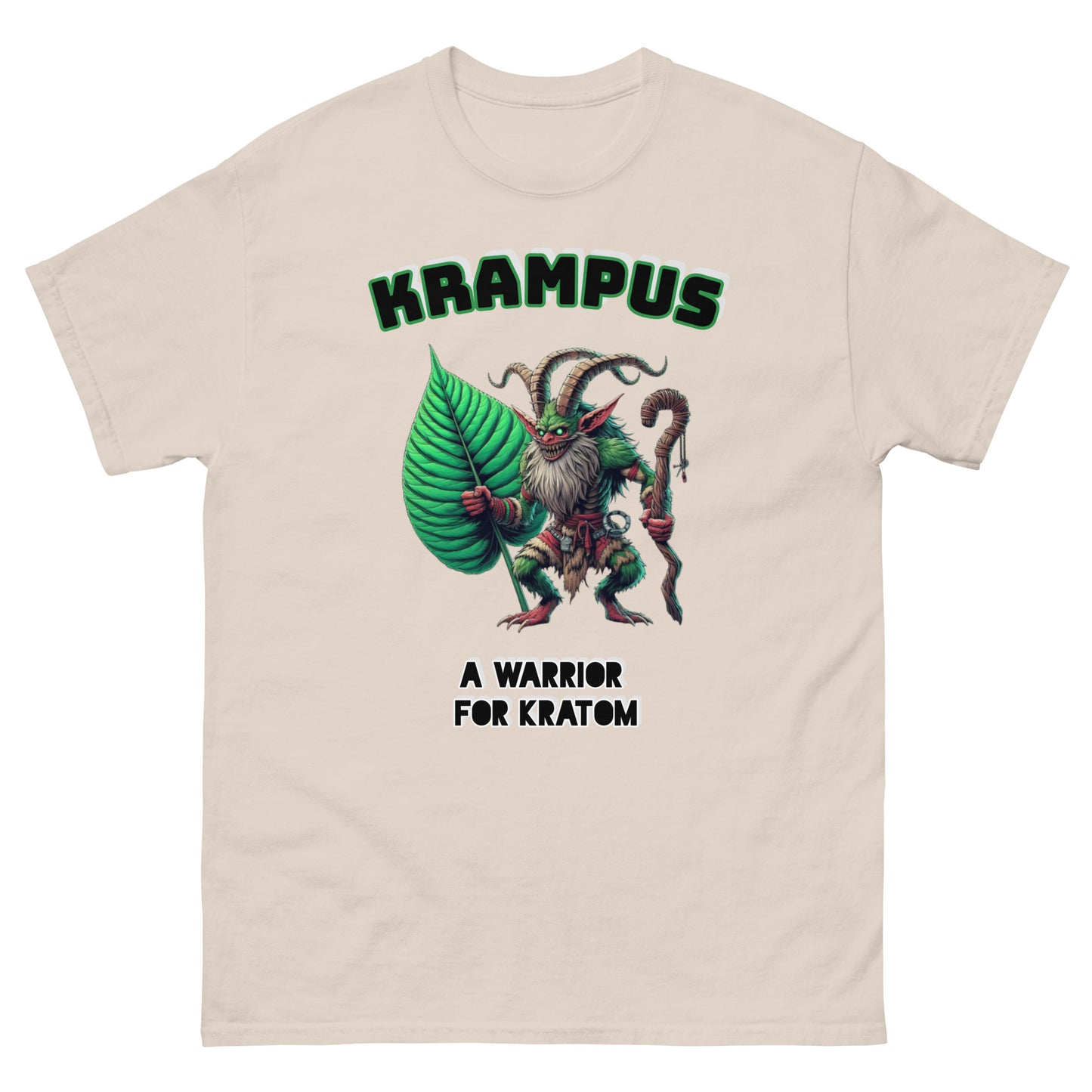 Krampus A Warrior For Kratom T-shirt | Kratom Warrior Tee for Men and Women