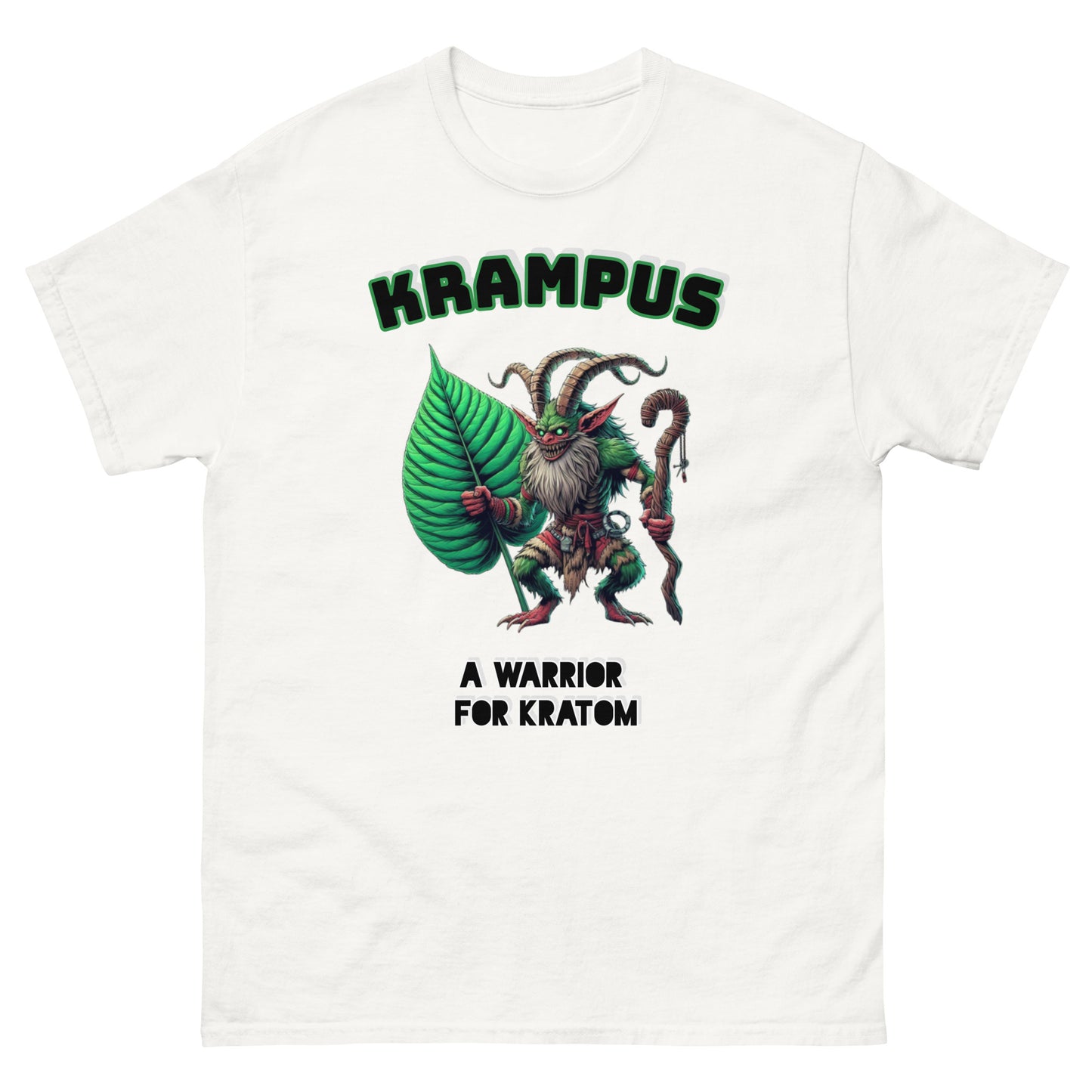 Krampus A Warrior For Kratom T-shirt | Kratom Warrior Tee for Men and Women