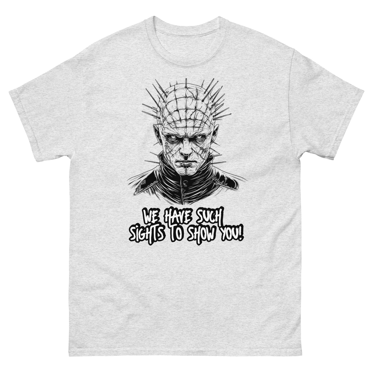 Pinhead T-Shirt 'We Have Such Sights to Show You' Hellraiser Tee for Horror Fans