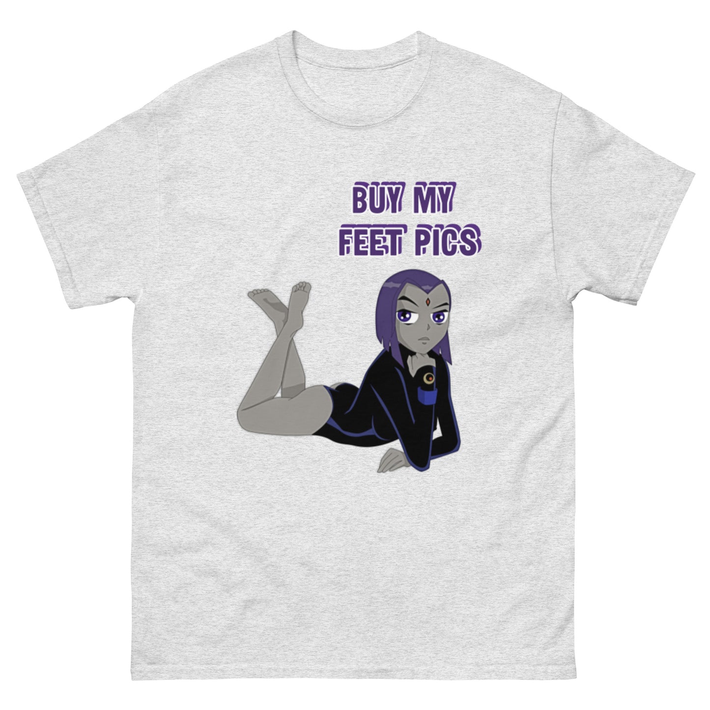 'Buy My Feet Pics' Raven Teen Titans T-shirt | Raven Tee DC Comics