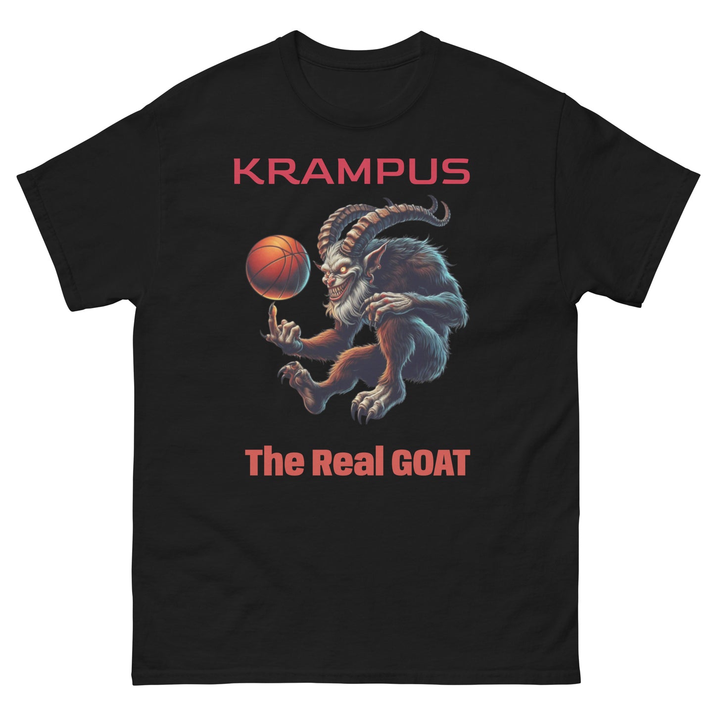 KRAMPUS: The Real GOAT Unisex Classic Tee (multiple colors & sizes) Funny Shirts