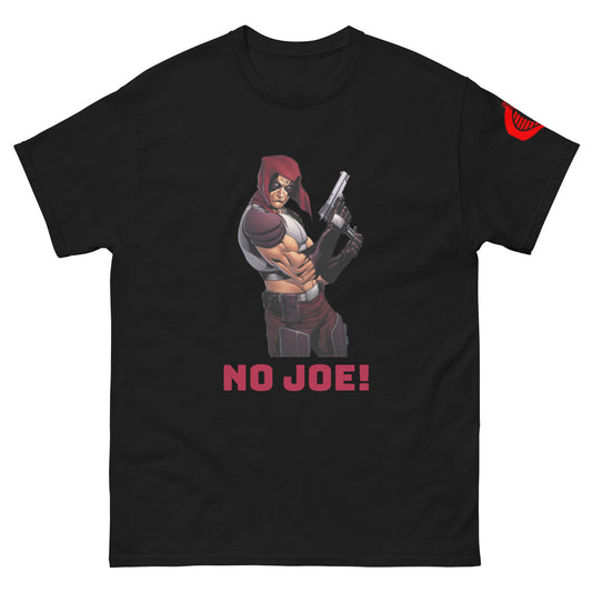 Zartan (GI Joe) NO JOE! Unisex Classic Tee w/ Cobra Command Logo on Left Sleeve