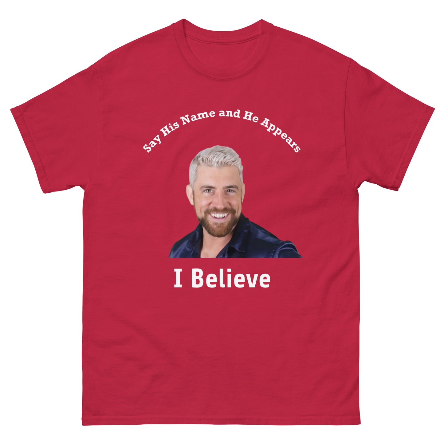 Say His Name and He Appears. I believe in Joe Hendry! Unisex Wrestling T-shirt