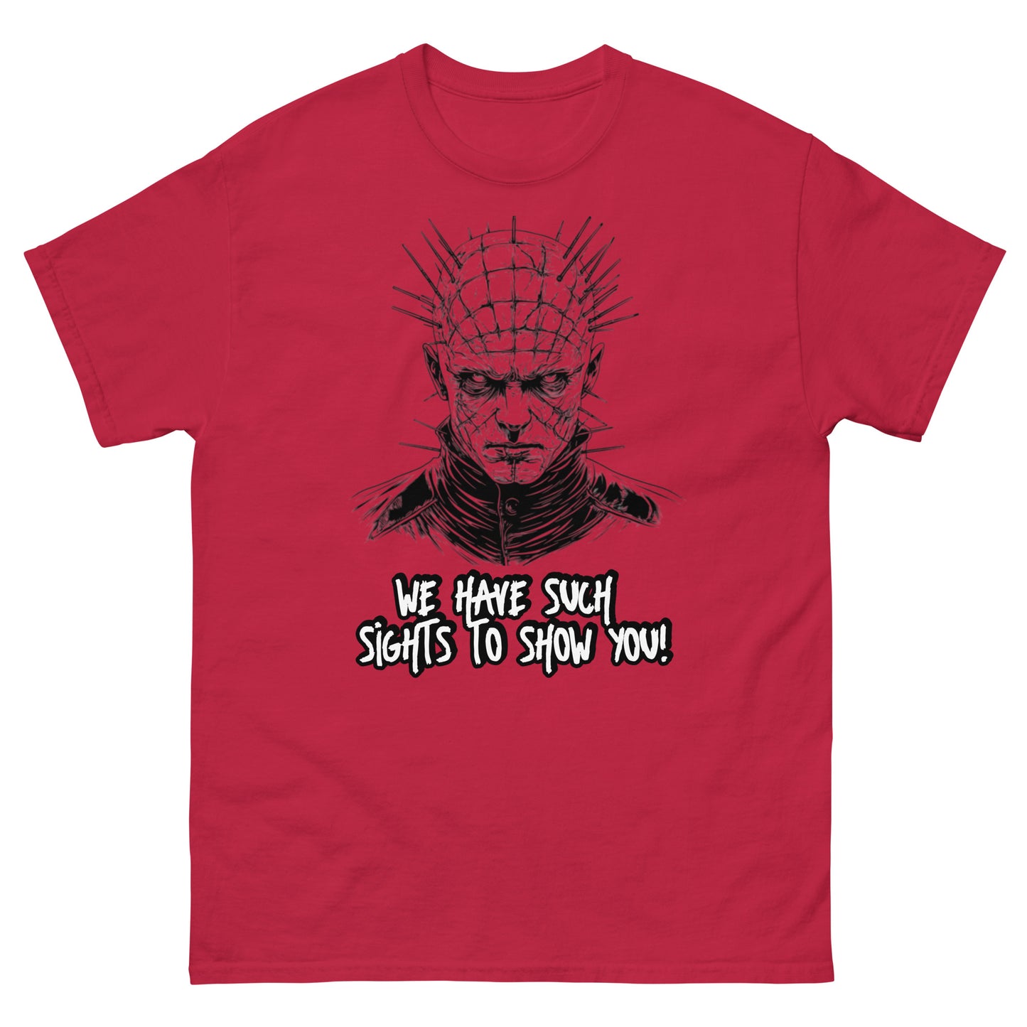 Pinhead T-Shirt 'We Have Such Sights to Show You' Hellraiser Tee for Horror Fans