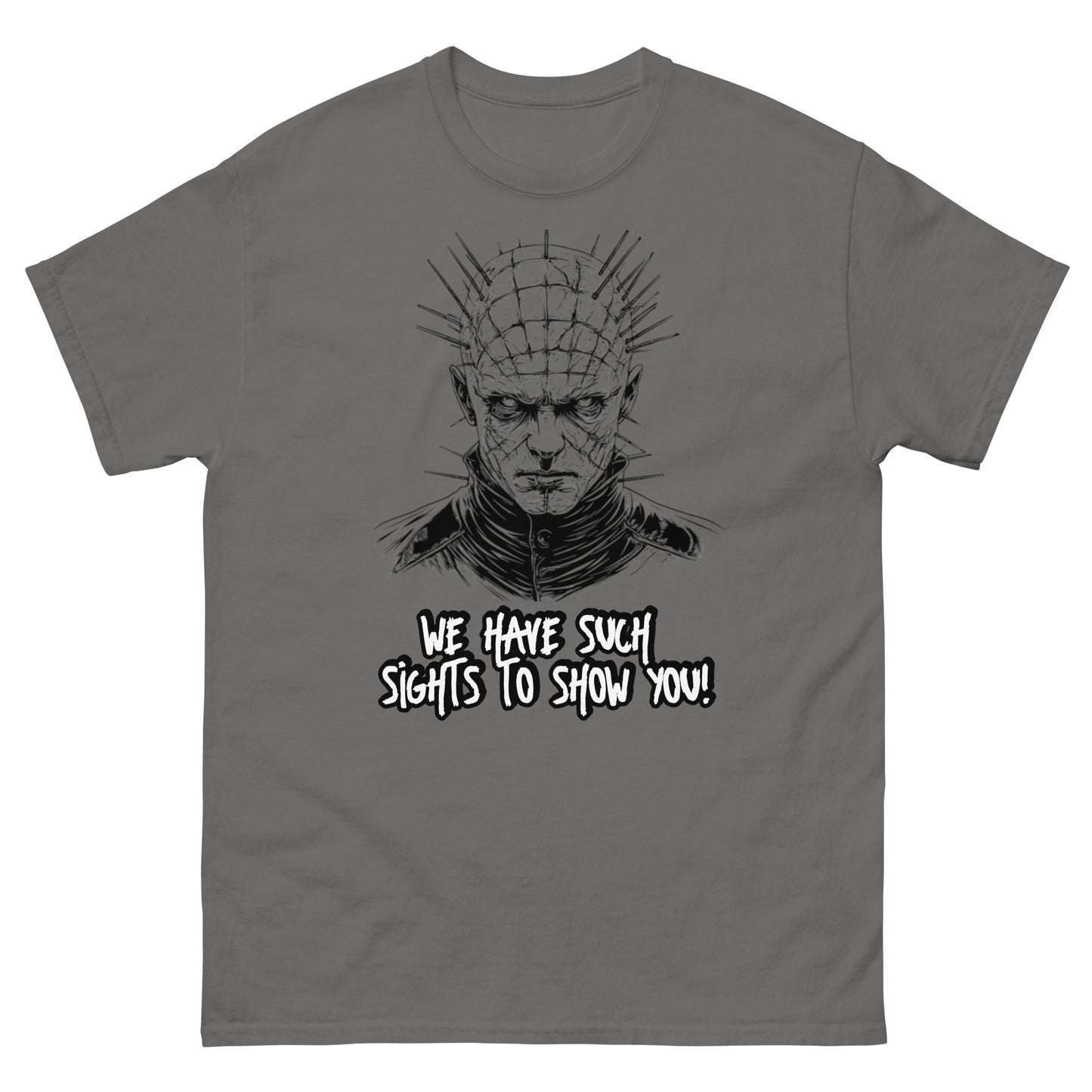 Pinhead T-Shirt 'We Have Such Sights to Show You' Hellraiser Tee for Horror Fans