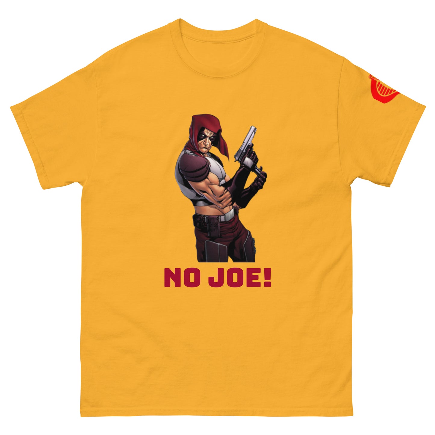 Zartan (GI Joe) NO JOE! Unisex Classic Tee w/ Cobra Command Logo on Left Sleeve