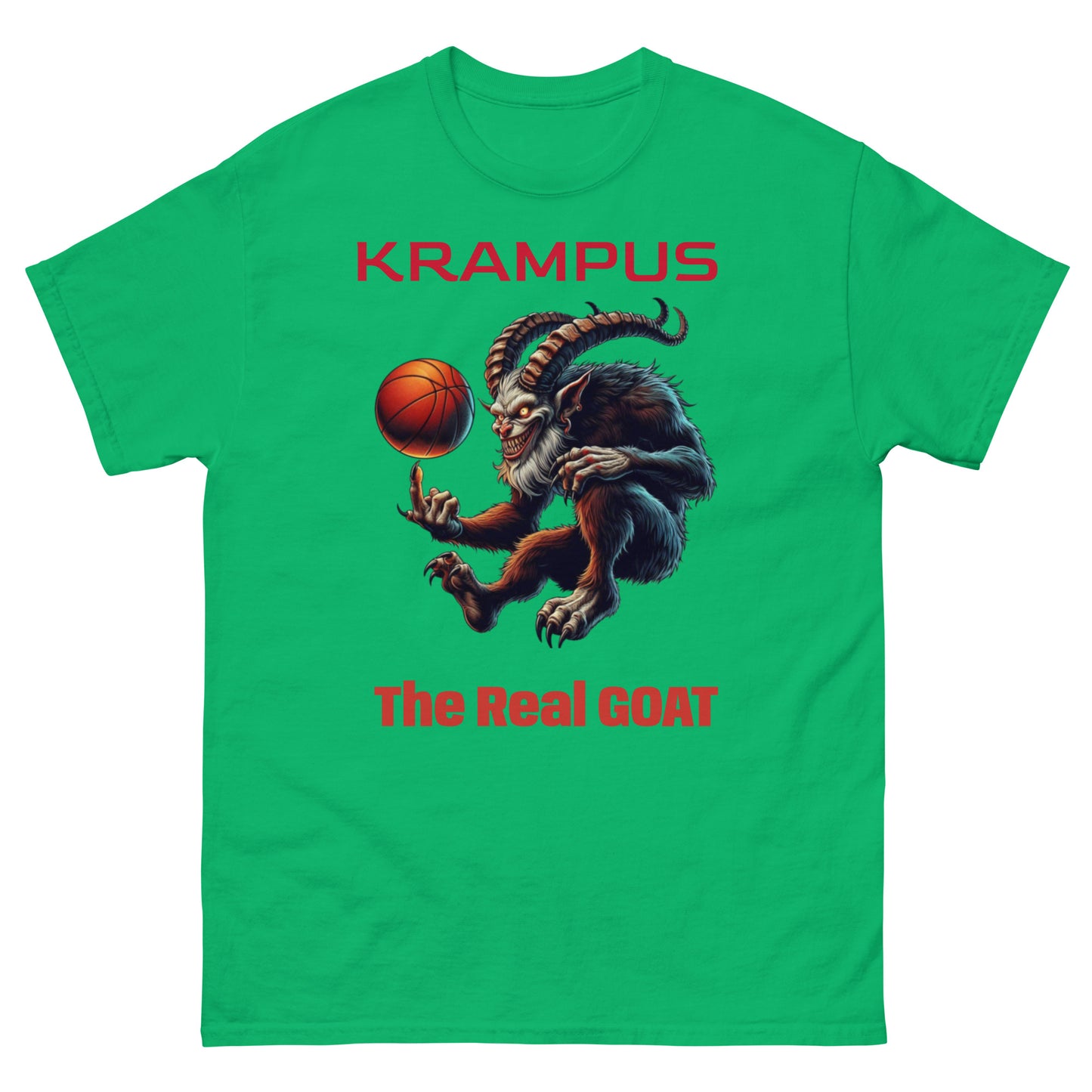 KRAMPUS: The Real GOAT Unisex Classic Tee (multiple colors & sizes) Funny Shirts