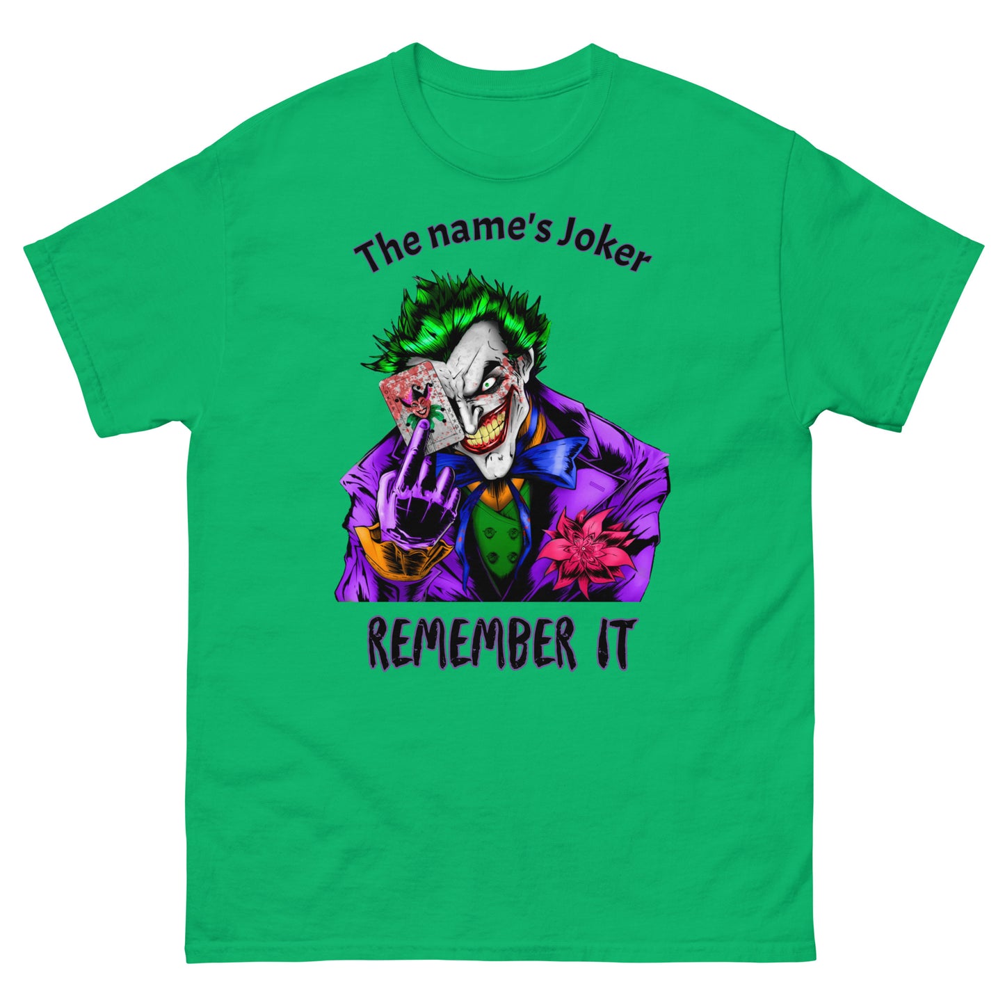 The Name's Joker: Remember It | Unisex Classic Tee - Custom T-Shirts