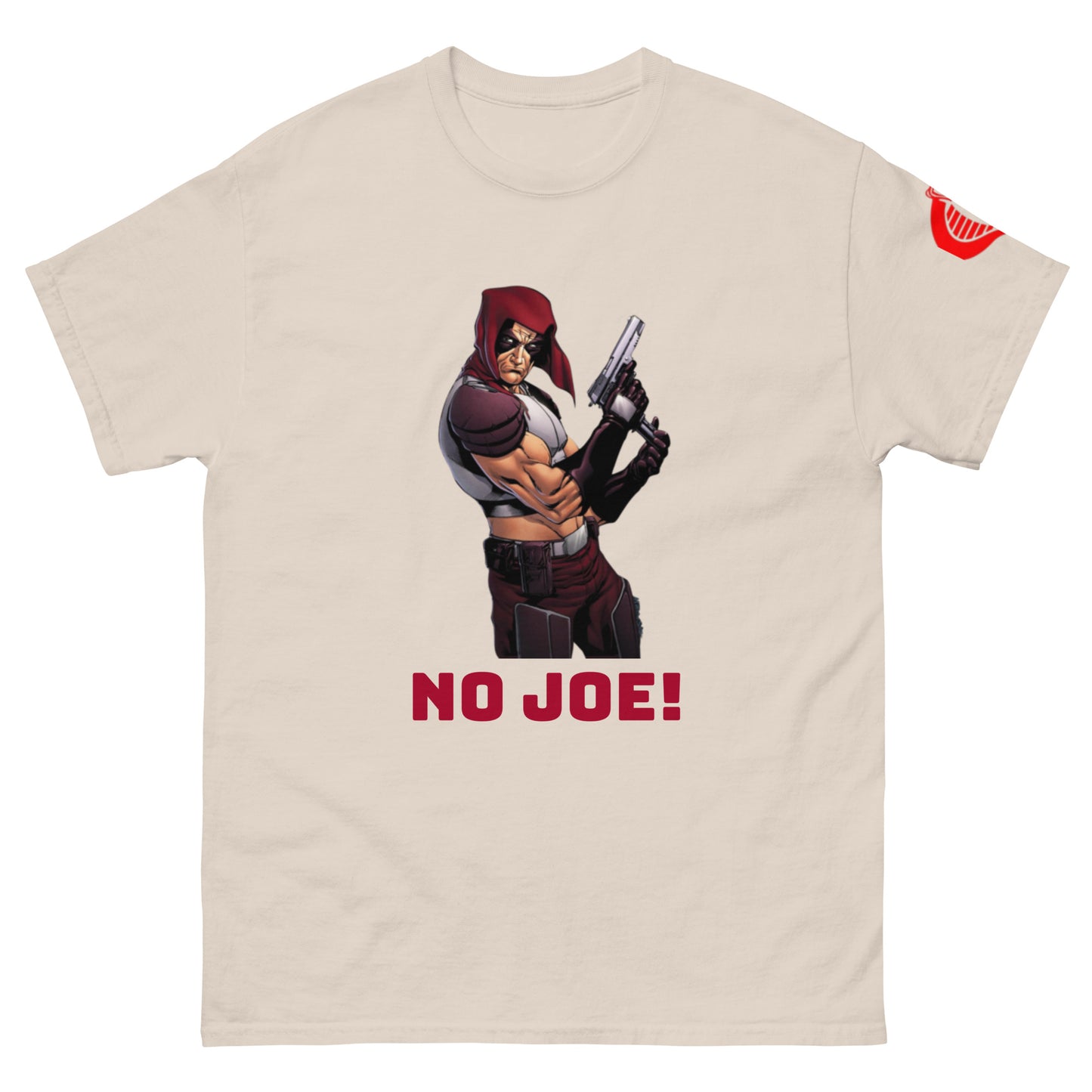 Zartan (GI Joe) NO JOE! Unisex Classic Tee w/ Cobra Command Logo on Left Sleeve