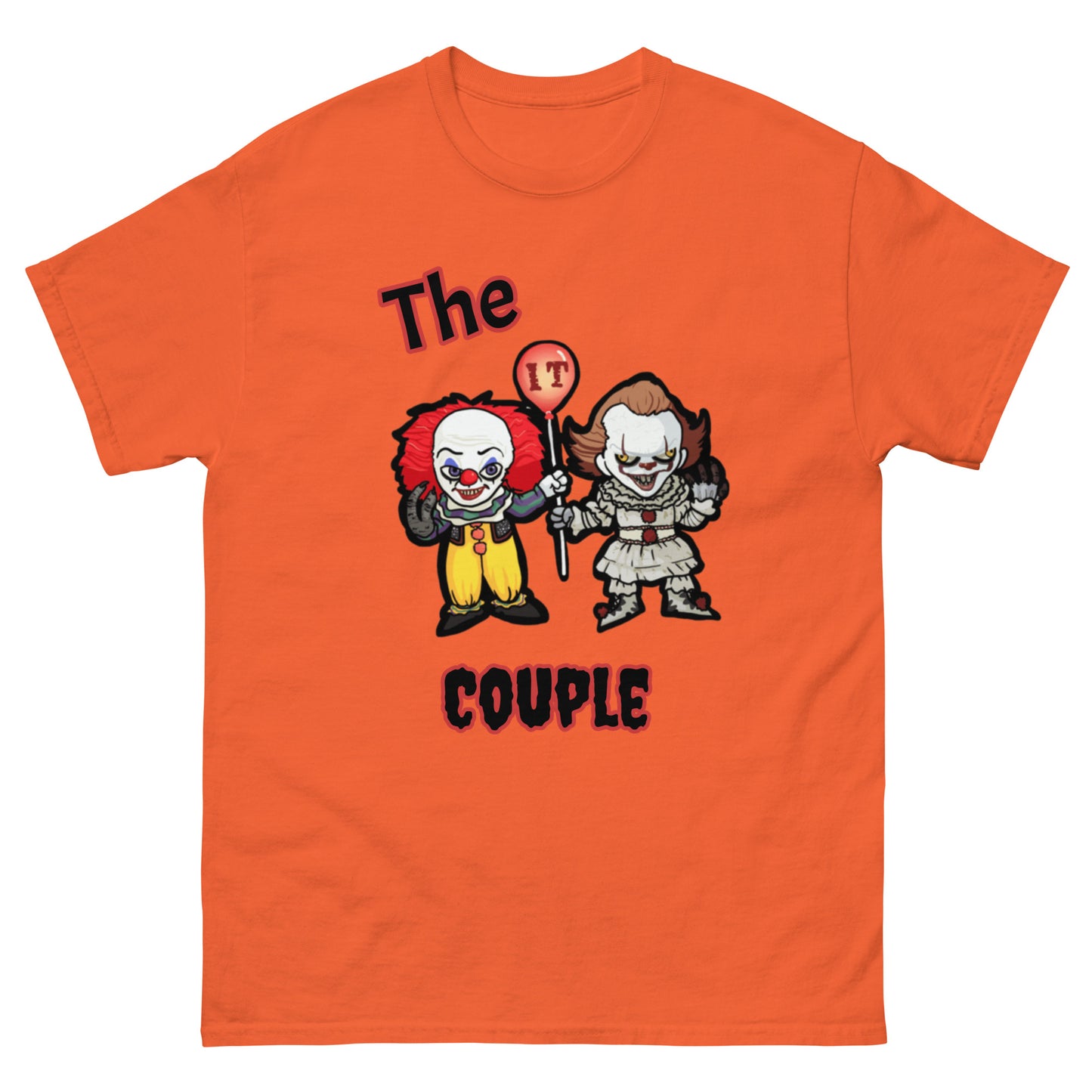 Pennywise the Clowns: The IT Couple Unisex Classic T-shirt | Custom Horror Tees