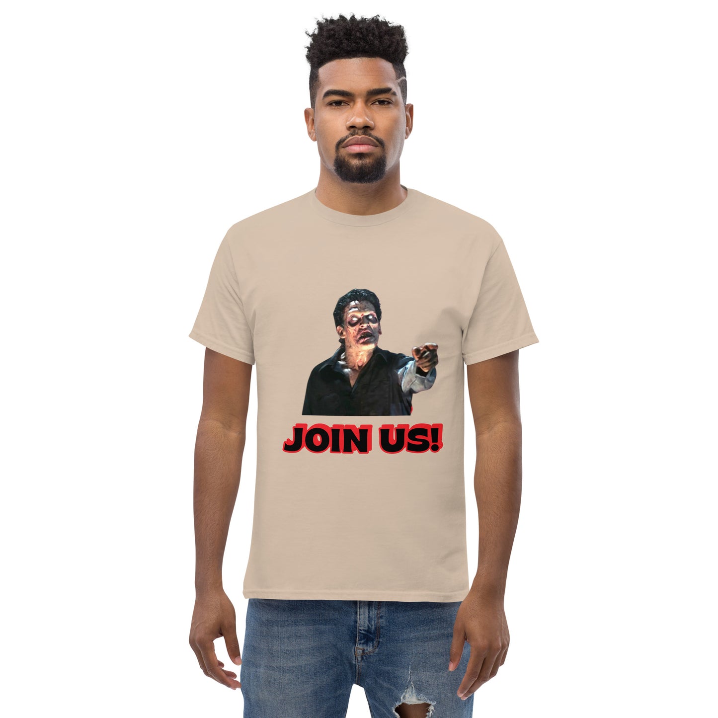 JOIN US: Evil Ash Evil Dead Unisex T-shirt (custom tees horror movies)