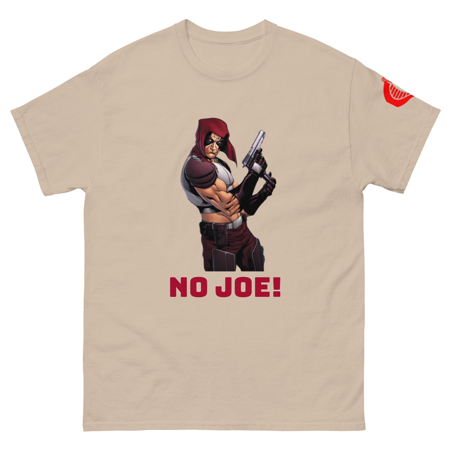 Zartan (GI Joe) NO JOE! Unisex Classic Tee w/ Cobra Command Logo on Left Sleeve