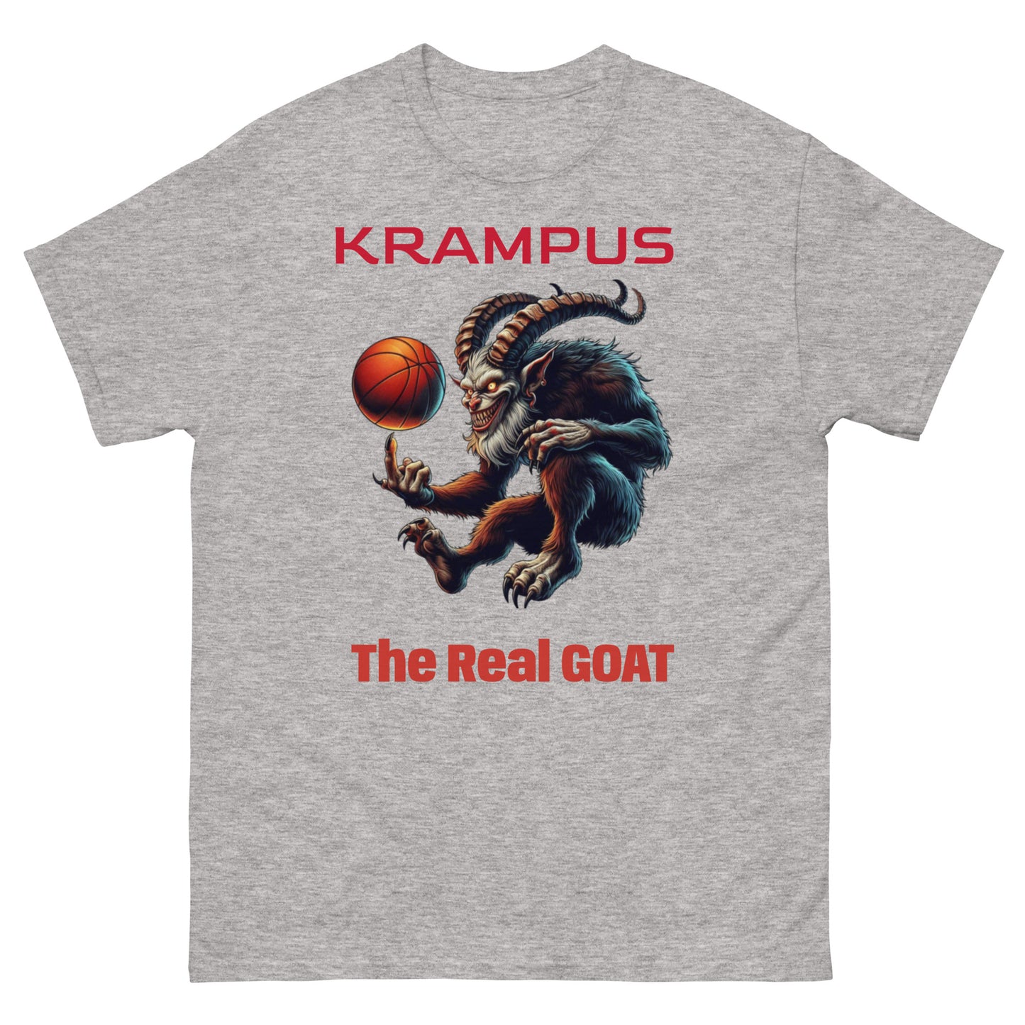 KRAMPUS: The Real GOAT Unisex Classic Tee (multiple colors & sizes) Funny Shirts