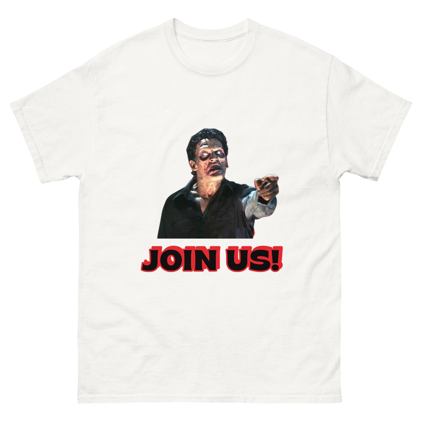 JOIN US: Evil Ash Evil Dead Unisex T-shirt (custom tees horror movies)