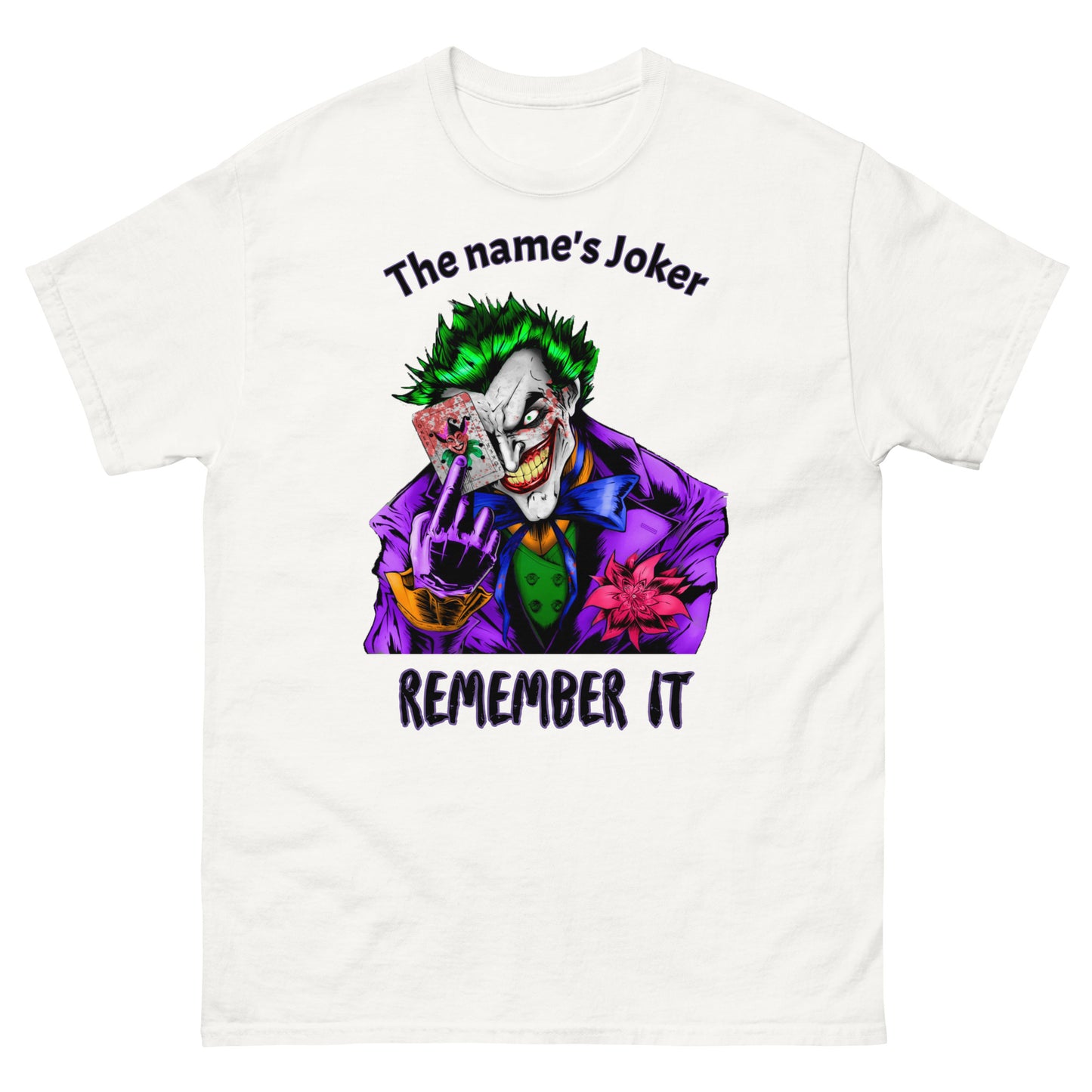 The Name's Joker: Remember It | Unisex Classic Tee - Custom T-Shirts