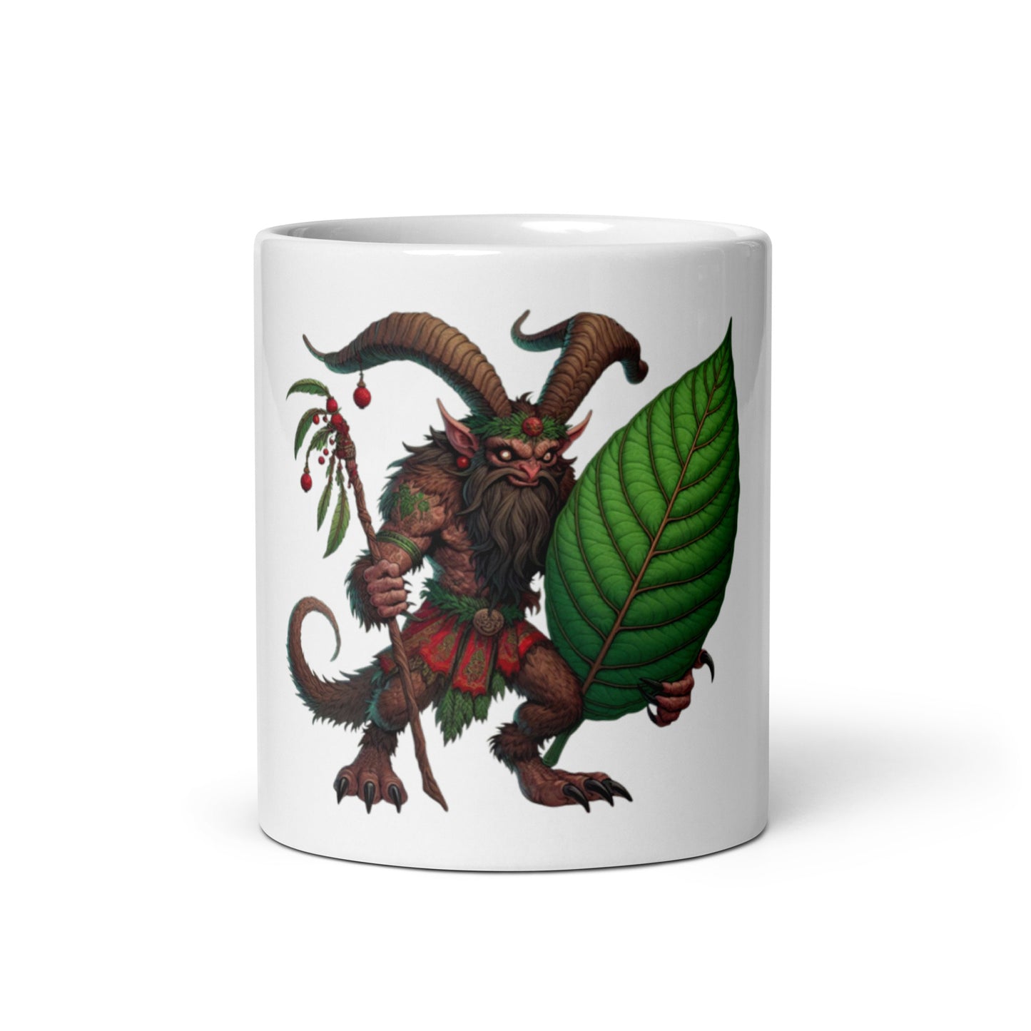 Krampus 'I Love Kratom' Coffee Cup – The Perfect Blend of Flavor & Fun!